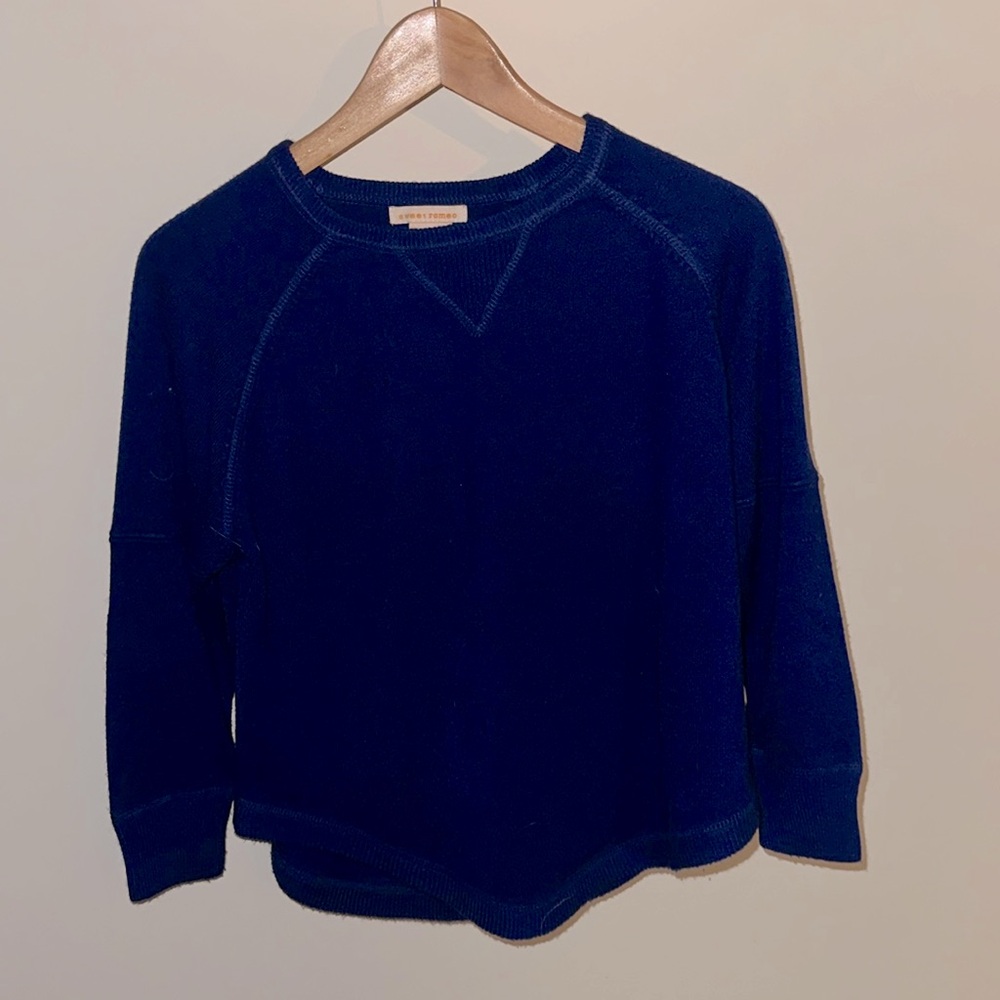 Blue Dress Sweater